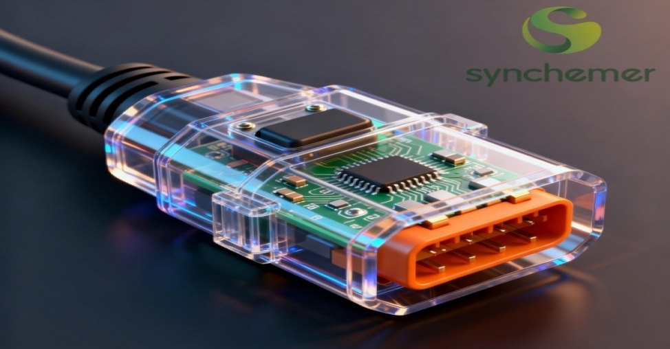 Additives for polyamide electronic connectors